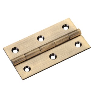 TOP DRAWER FITTINGS Solid Drawn Brass Butt Hinge - 75 x 41 x 2mm Florentine Bronze
