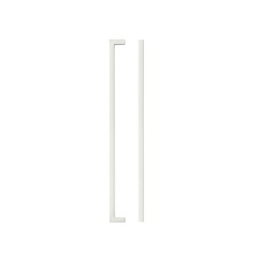 TOP DRAWER FITTINGS Square Block Cabinet handle 320mm CTC Brushed Nickel Finish