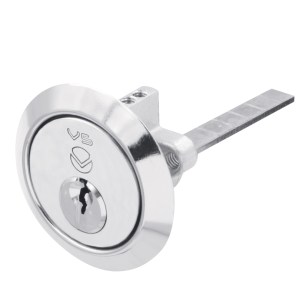 VIER CYLINDERS V5 Universal Rim Cylinder Keyed to Differ Polished Chrome