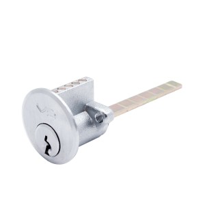 VIER CYLINDERS V5 Universal Rim Cylinder Keyed to Differ Satin Chrome