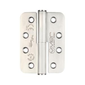 VIER DOOR HARDWARE Grade 14 - Lift Off Hinge Stainless Steel - Grade 201 - Radius - 102x 76 x 3.4mm - Left Hand Left Hand