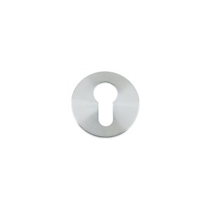 VIER DOOR HARDWARE Euro Profile Escutcheon Satin Stainless