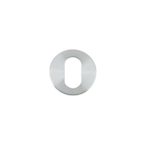 VIER DOOR HARDWARE Oval Profile Escutcheon Satin Stainless