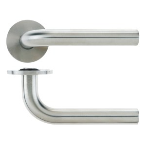 VIER DOOR HARDWARE 19mm Radius Lever Satin Stainless