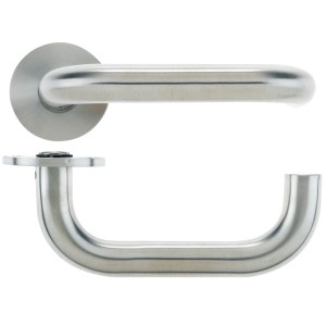 VIER DOOR HARDWARE 19mm RTD Lever Satin Stainless