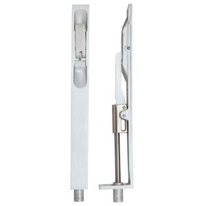 ZOO DOOR HARDWARE Lever Action Flush Bolt 20 x 200mm Satin Aluminium