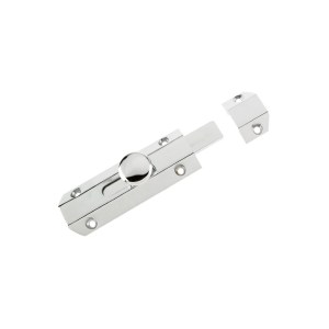 ZOO ACCESSORIES Surface Bolt 102mm Polished Chrome