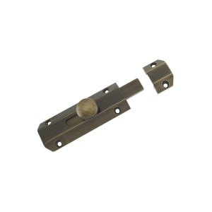 ZOO ACCESSORIES Surface Bolt 102mm Florentine Bronze