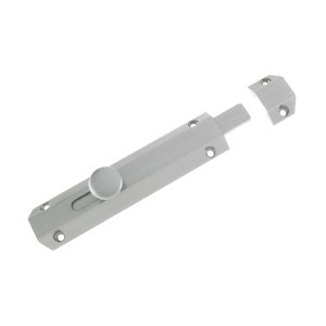 ZOO ACCESSORIES Surface Bolt 150mm Satin Chrome