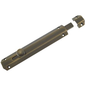 ZOO ACCESSORIES Surface Bolt 202mm Florentine Bronze