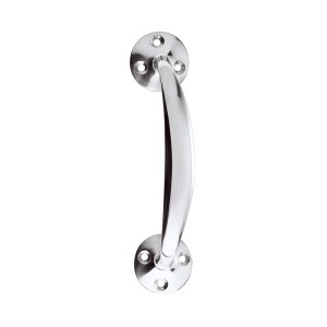 ZOO ACCESSORIES Victorian Bow Handle - 6" Polished Chrome