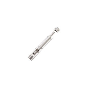 ZOO ACCESSORIES Barrel Bolt 200mm x 40mm including Keeps and Screws Satin Stainless