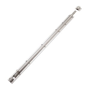 ZOO ACCESSORIES Barrel Bolt 600mm x 40mm including Keeps and Screws Satin Stainless