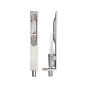 ZOO ACCESSORIES Lever Action Flush Bolt 20 x 150mm Satin Stainless