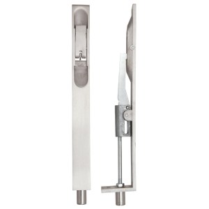 ZOO ACCESSORIES Lever Action Flush Bolt 20 x 200mm Satin Stainless