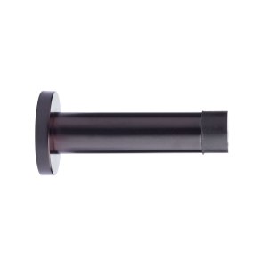 ZOO ACCESSORIES Door Stop - Cylinder - 70mm Projection With Rose - PVD Etna Bronze