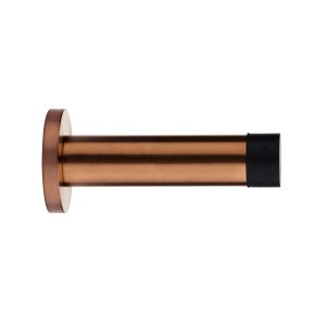 ZOO ACCESSORIES Door Stop - Cylinder - 70mm Projection With Rose PVDBZ PVD Satin Bronze