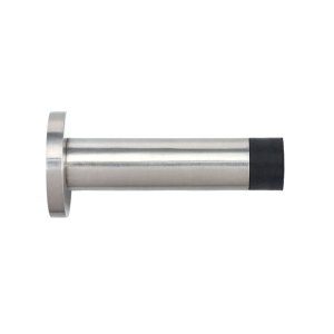 ZOO ACCESSORIES Door Stop - Cylinder - 70mm Projection With Rose Satin Stainless