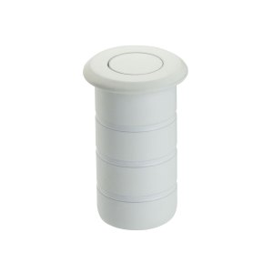 ZOO ACCESSORIES Dust socket for flush bolt-concrete 20x38mm - White Finish