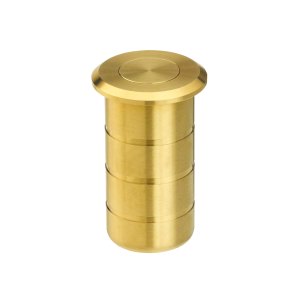 ZOO ACCESSORIES Dust socket for flush bolt-concrete 20x38mm - Satin Brass Finish