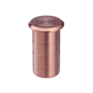 ZOO ACCESSORIES Dust socket for flush bolt-concrete 20x38mm - Rose Gold Finish