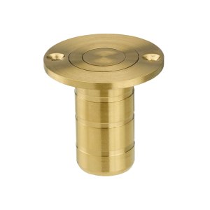 ZOO ACCESSORIES Dust socket for flush bolt-to Suit Wood - Satin Brass Finish