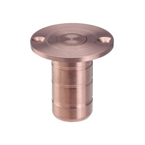 ZOO ACCESSORIES Dust socket for flush bolt-to Suit Wood - Rose Gold Finish