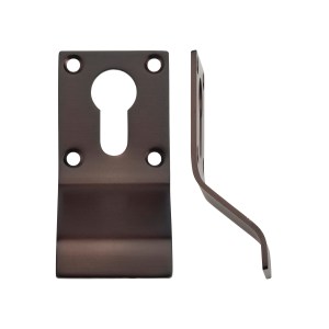 ZOO ACCESSORIES Cylinder Latch Pull - Euro Profile - 88mm x 43mm - ETB Etna Bronze