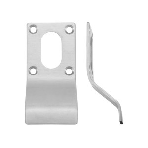 ZOO ACCESSORIES Cylinder Latch Pull - Oval Profile - 88mm x 43mm Satin Stainless