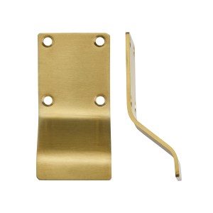 ZOO ACCESSORIES Cylinder Latch Pull - Blank Profile - 88mm x 43mm - PVDSB PVD Satin Brass