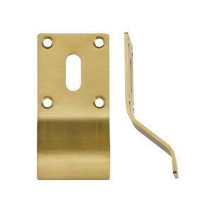 ZOO ACCESSORIES Cylinder Latch Pull - Standard Profile - 88mm x 43mm - PVDSB PVD Satin Brass