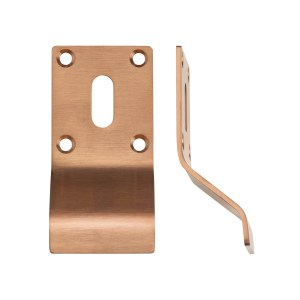 ZOO ACCESSORIES Cylinder Latch Pull - Standard Profile - 88mm x 43mm - TRG Tuscan Rose Gold