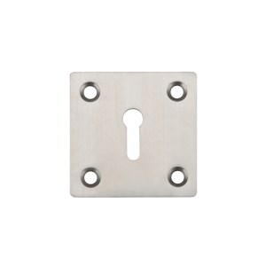 ZOO ACCESSORIES Square Standard Profile Escutcheon 50mm Satin Stainless