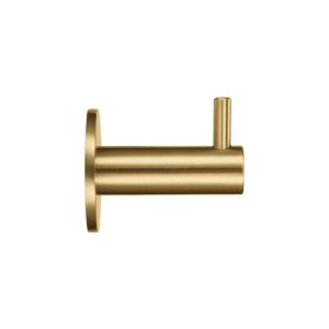 ZOO ACCESSORIES Wall Mounted Hook With Rose Favo Satin Brass