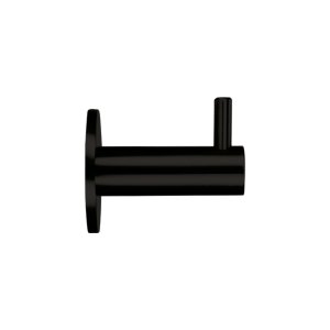 ZOO ACCESSORIES Wall Mounted Hook With Rose Powder Coat Black