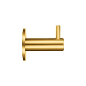 ZOO ACCESSORIES Wall Mounted Hook With Rose PVD Satin Brass