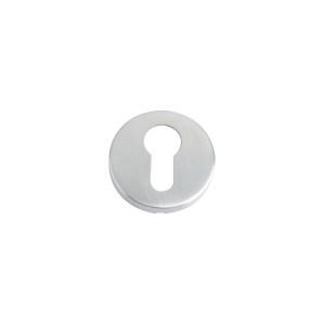 ZOO DOOR HARDWARE Euro Profile Escutcheon - 52mm Dia - Grade 201 Satin Stainless