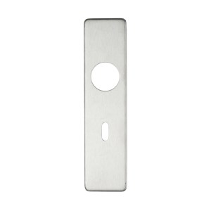 ZOO DOOR HARDWARE Cover plate for 19 mm RTD Lever on Short Backplate - Lock 57mm - 45mm x 180mm Satin Stainless
