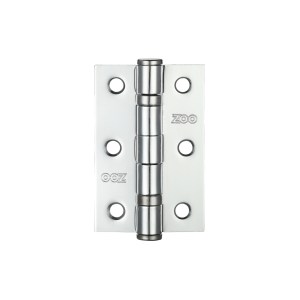 ZOO HINGES Door Hinge 2 Ball Bearing 3"x2"x2mm Polished Chrome