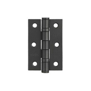 ZOO HINGES Door Hinge 2 Ball Bearing 3"x2"x2mm Powder Coat Black