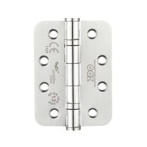 ZOO HINGES Grade 13 Ball Bearing Hinge Polished Stainless Steel Radius - Grade 201 102 x75 x3mm Polished Stainless