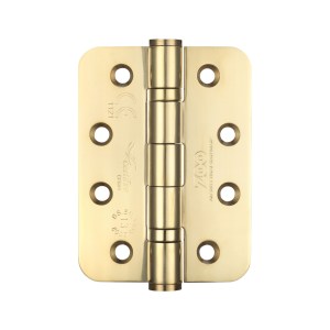 ZOO HINGES Grade 13 Ball Bearing Hinge Stainless Steel - Grade 201 - 102 x 75 x 3mm Radius Brass Finish / Anti Tarnish