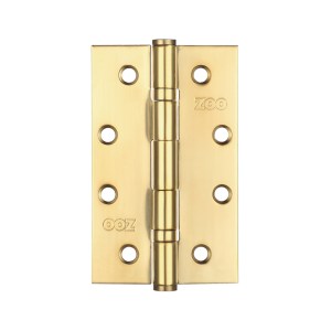 ZOO HINGES Slim Knuckle Bearing Hinge Stainless Steel - Grade 201 - 102 x 63 x 2.5mm Brass Finish / Anti Tarnish