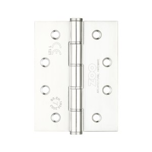 ZOO HINGES Grade 7 4 Washered Hinge Stainless Steel - Grade 201 - 102 x 76 x 2mm Polished Stainless