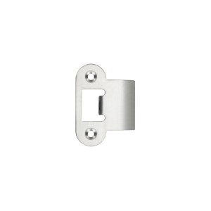 ZOO SPARES Spare Extended Radius Tongue Strikes to suit the ZTLKA and ZTLA Tubular Latches - strike only no box/screw Satin Stainless