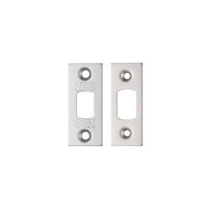 ZOO SPARES Spare Extended Tongue 50mm Anti-rattle Strikes for Din Sash and Bathroom Locks Satin Stainless
