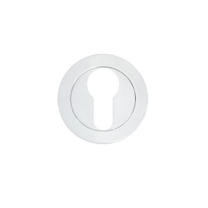 STANZA Escutcheon Euro Profile (50mm Dia.) Polished Chrome