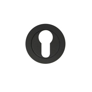 STANZA Escutcheon Euro Profile (50mm Dia.) Black