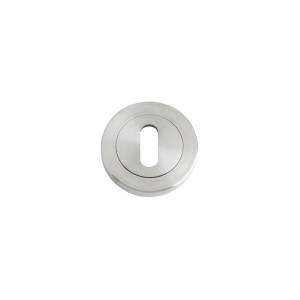 ZOO DOOR HARDWARE Standard Profile Escutcheon - 50mm dia Satin Stainless