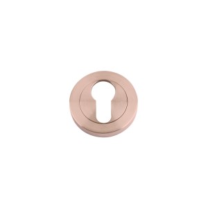 STANZA Escutcheon Euro-Profile (50mm Dia.) Tuscan Rose Gold